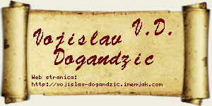 Vojislav Dogandžić vizit kartica